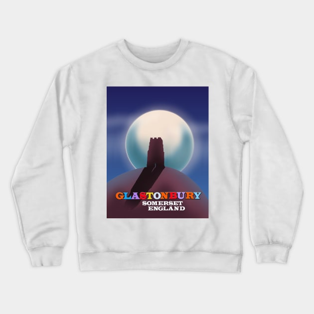 Glastonbury Somerset Crewneck Sweatshirt by nickemporium1